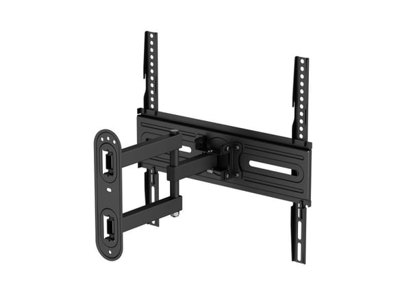 DELTACO - Monteringssett (veggmontering) - for flatpanel - full bevegelse 3-veis, tilt, sving, 35 kg - svart - skjermstørrelse: 32"-65"