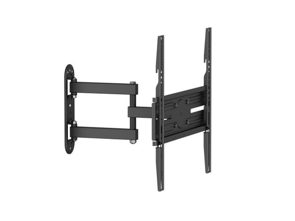 DELTACO - Monteringssett (veggmontering) - for flatpanel - full bevegelse 3-veis, tilt, sving, 35 kg - svart - skjermstørrelse: 32"-65"