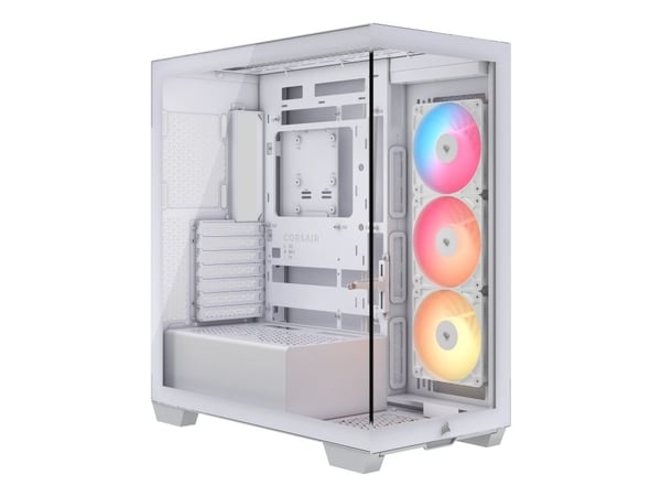 CORSAIR 3500X RS-R ARGB - Mid tower - utvidet ATX (E-ATX) - sidepanel med vindu (herdet glass) - ingen strømforsyning (ATX) - hvit - USB/lyd