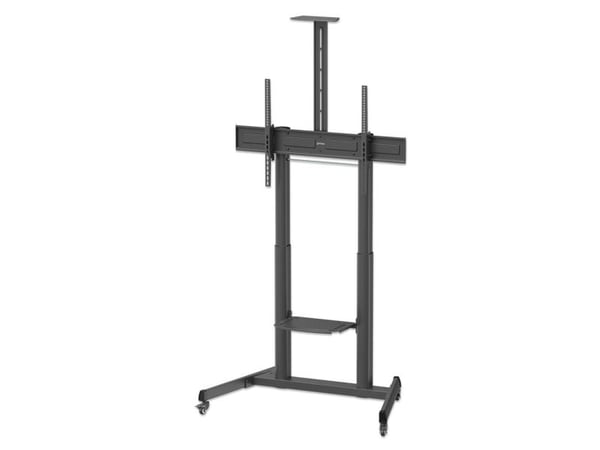 Manhattan 462709, 3,05 m (120"), 200 x 200 mm, 1000 x 600 mm, -10 - 5°, Plast, Stål, Svart