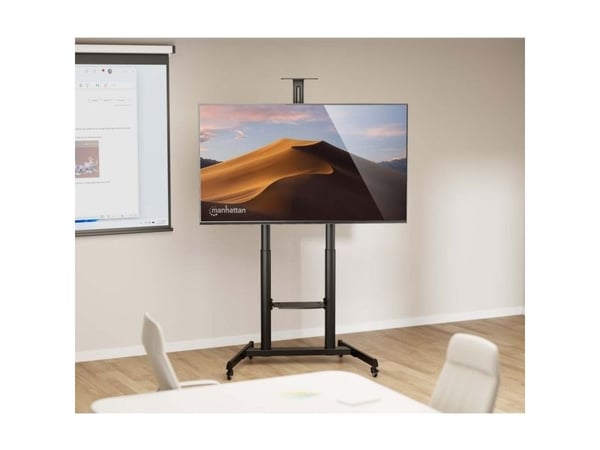 Manhattan TV-vogn 60-120" 120 kg høydejusterbar uten verktøy (frakt)