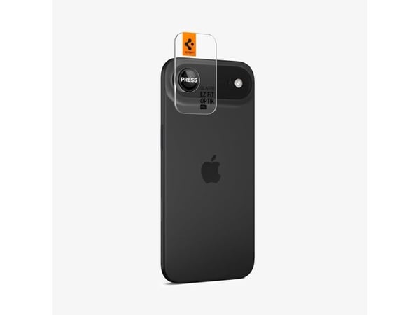 Spigen Optik Pro EZ Fit, Apple, iPhone Air, Fallsikker, Ripebestandig, Blå, 2 stykker