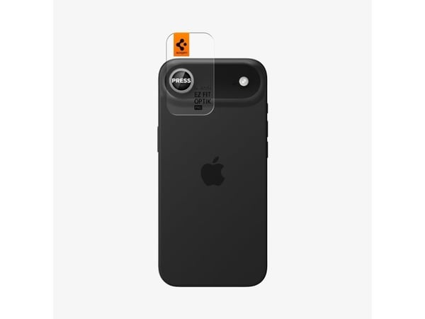 Spigen Glas.tR EZ Fit Optik Pro, Apple, iPhone Air, Sølv, 2 stykker
