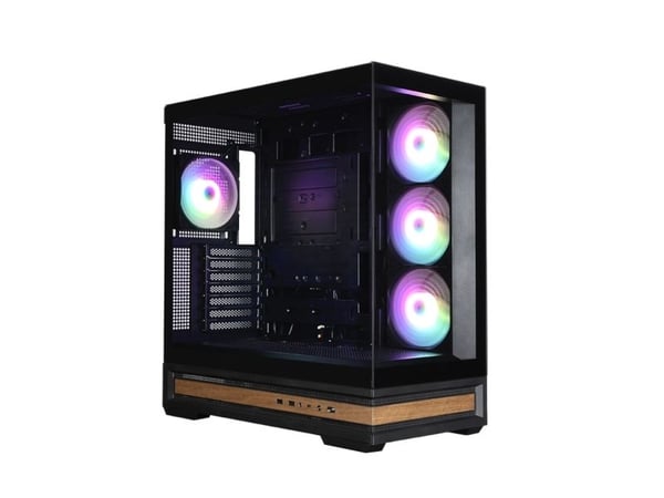 Zalman P40 NAMU BLACK, Midi Tower, PC, Svart, ATX, Micro ATX, Mini-ITX, Plast, Stål, Herdet glass, Multi