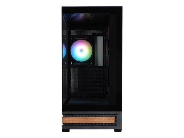 Zalman P40 NAMU BLACK, Midi Tower, PC, Svart, ATX, Micro ATX, Mini-ITX, Plast, Stål, Herdet glass, Multi