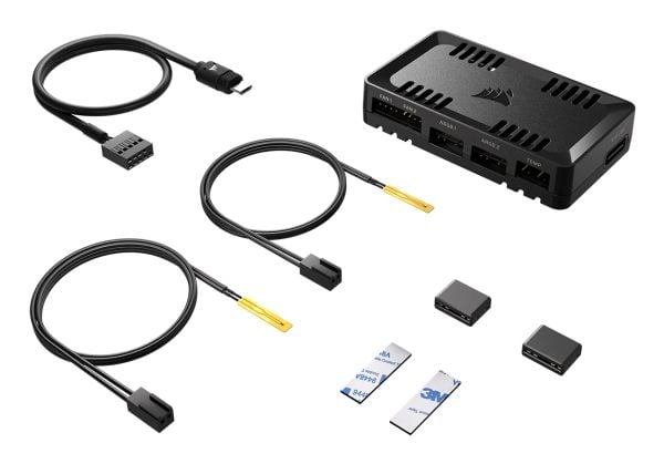 Corsair Commander Duo - Systemfläkt och ljushubb