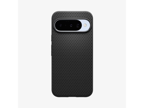 Dėklas Spigen Liquid Air, matt juodas - Google Pixel 10 Pro/Pixel 10