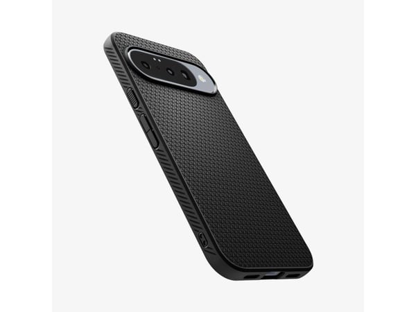 Dėklas Spigen Liquid Air, matt juodas - Google Pixel 10 Pro/Pixel 10