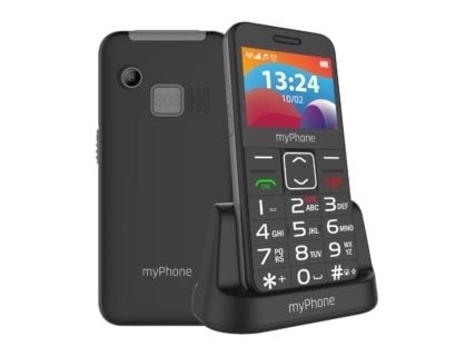 myPhone HALO 3 LTE, Simpukka, Kaksois-SIM, 5,87 cm (2.31"), 0,3 MP, 1400 mAh, musta