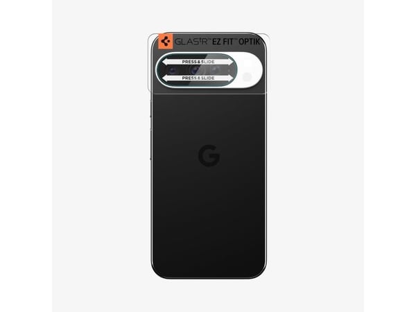 Spigen Optik EZ Fit, Google, Pixel 10, Støvresistent, Ripebestandig, Gjennomsiktig, 2 stykker