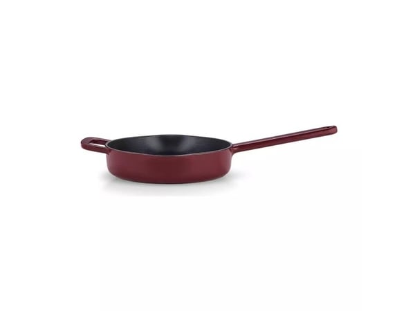 Fissler Moments Collection, Rund, All-bruk panne, Rød, Støpejern, 2,1 l, Keramisk, Elektrisk, Gass, Halogen, Induksjon