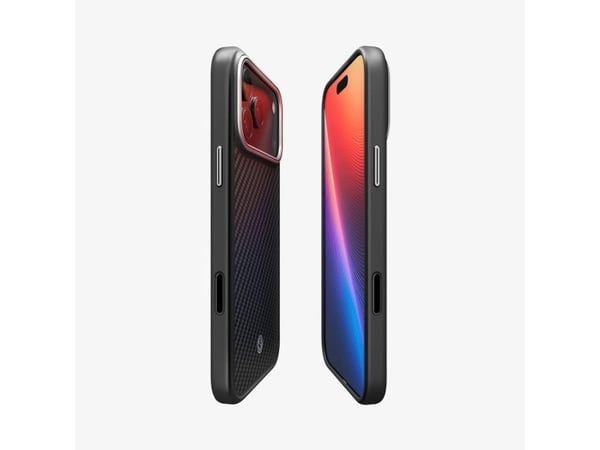 Spigen Enzo Aramid T (MagFit), Suojus, Apple, iPhone 17 Pro Max, 17,5 cm (6.9"), Lajittelu, Sølv