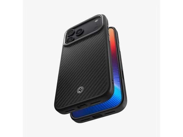 Spigen Enzo Aramid T (MagFit), Suojus, Apple, iPhone 17 Pro Max, 17,5 cm (6.9"), Lajittelu, Sølv