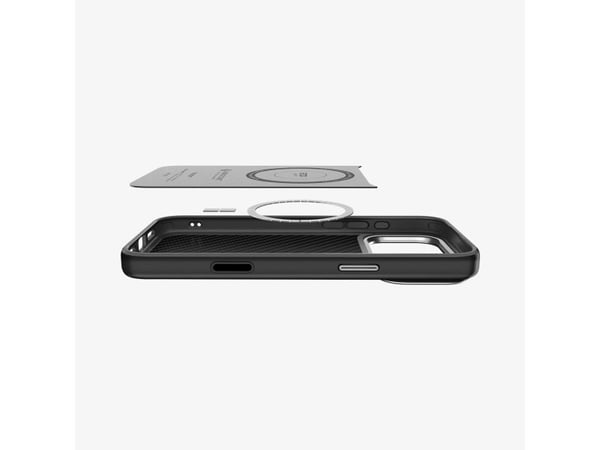 Spigen Enzo Aramid T (MagFit), Suojus, Apple, iPhone 17 Pro Max, 17,5 cm (6.9"), Lajittelu, Sølv