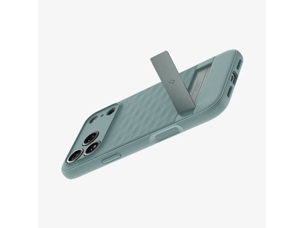 Spigen Parallax S (MagFit), Suojus, Apple, iPhone 17 Pro Max, 17,5 cm (6.9"), Vihreä