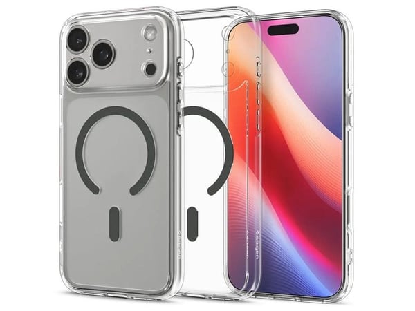 Spigen ACS10283, Etui, Apple, iPhone 17 Pro Max, 17,5 cm (6.9"), Grafitt, Gjennomsiktig
