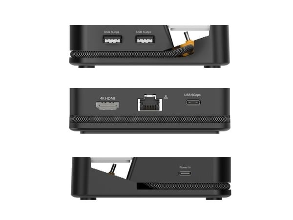 j5create Omni Side Dock for Nintendo Switch 2™ and Steam Deck™, Universal, - iPhone® 16 / 15 series - Samsung® Galaxy™ Note 20 / 10 / 9 / 8 series,...