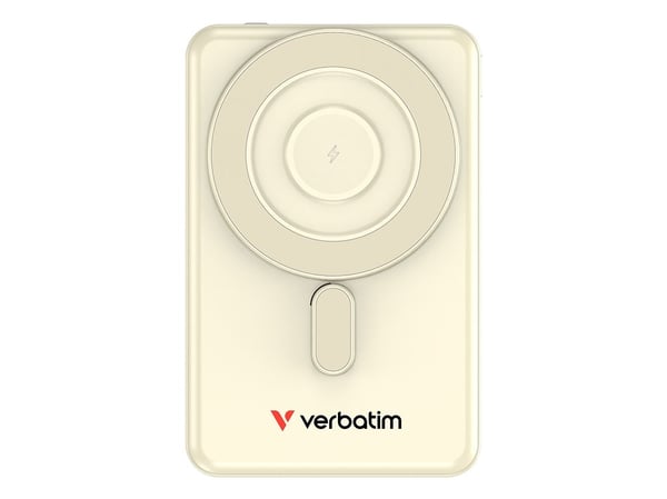 Verbatim Charge 'n' Go - Trådløs nødlader - magnetisk, to kabler - 5000 mAh - 38.5 Wh - 20 watt - 2.4 A - PD 3.0, Fast Charge, Apple 2.4A, QC 3.0 -...