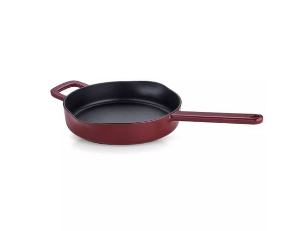 Fissler Moments Collection, Rund, All-bruk panne, Rød, Støpejern, 2,1 l, Keramisk, Elektrisk, Gass, Halogen, Induksjon