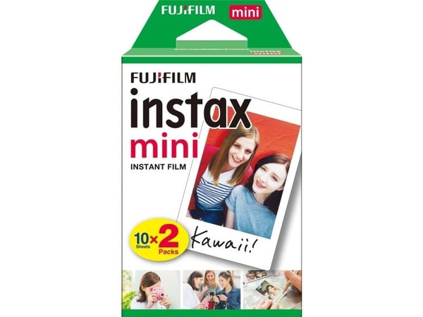 Fujifilm Instax Mini - Färgfilm för snabbframkallning - ISO 800 - 10 exponeringar - 2 kassetter