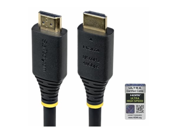 Startech - Ultra High Speed - HDMI-kabel - HDMI hann til HDMI hann - 4 m - skjermet - svart - passiv, 4K 120 Hz støtte, 8 K 60 Hz (7680 x 4320) støtte
