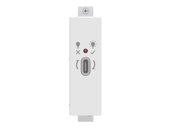 VISION TechConnect 3 - Modulkontaktplatta med insnäppsfästen - USB Typ C - vit