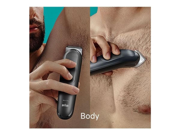 Braun All-in-One Style Kit 7 MGK7491 - Trimmeri - langaton - harmaa