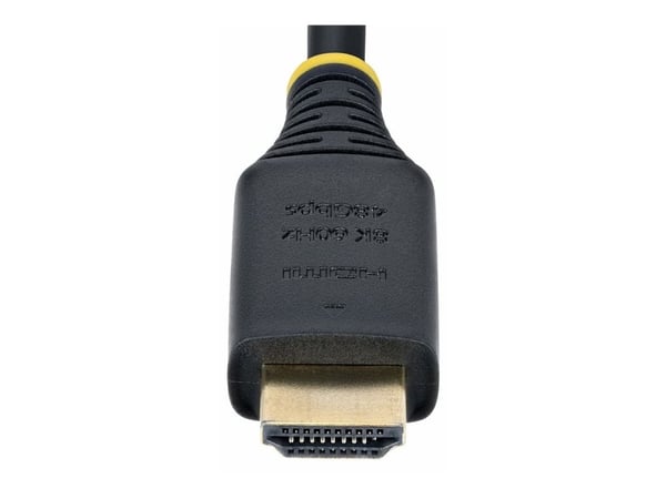 StarTech.com HDMI21-CBL-8K60-2M, 2 m, HDMI-tyyppi A (vakio), HDMI-tyyppi A (vakio), 48 Gbit/s, Äänen paluukanava (ARC), musta