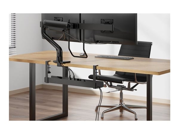 Neomounts - Kabelstyringsskuff - clamp-on design, universal - skrivebordsmonterbar - svart
