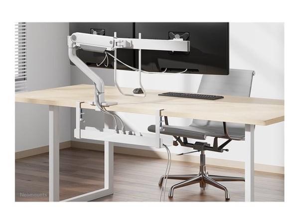 Neomounts - Kabelstyringsskuff - clamp-on design, universal - skrivebordsmonterbar - hvit
