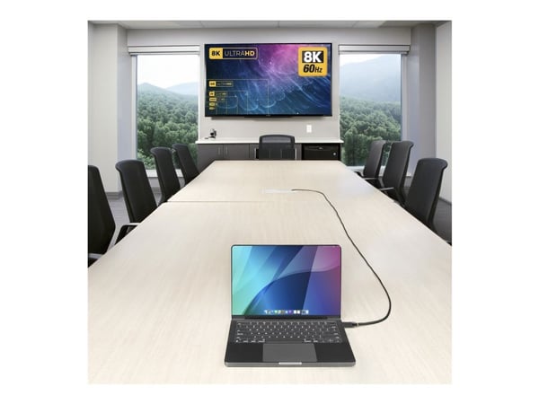 Startech - Ultra High Speed - HDMI-kabel - HDMI hann til HDMI hann - 3 m - skjermet - svart - passiv, 4K 120 Hz støtte, 8 K 60 Hz (7680 x 4320) støtte