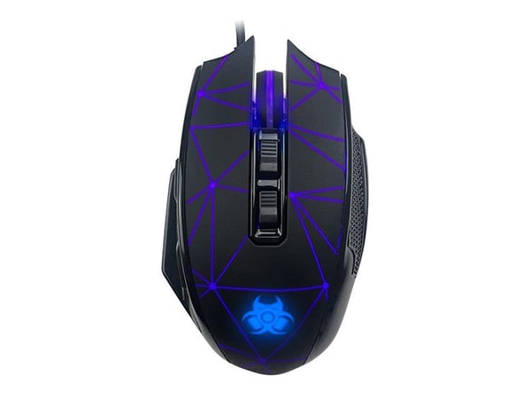 Tracer GameZone Space - Mus - høyrehendt - optisk - 8 knapper - kablet - USB - hengeboks