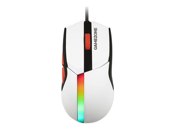 Tracer GameZone COOL RGB - Mus - høyrehendt - optisk - 7 knapper - kablet - USB - hvit - hengeboks