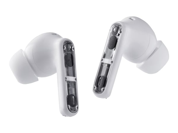 Intenso T310AE - True wireless-hodetelefoner med mikrofon - i øret - Bluetooth - aktiv støydemping - hvit