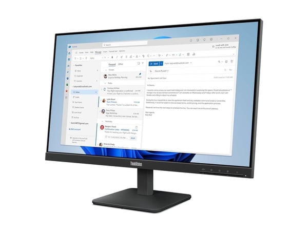 LENOVO ThinkVision S24-4e 23,8 tommers IPS WLED QHD 250cd/m2 4ms HDMI VGA