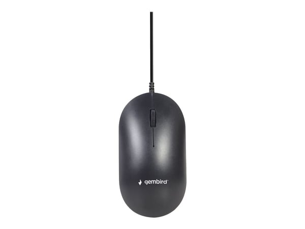 Gembird KBS-UML-01, Langallinen, USB, QWERTY, LED, Musta, Sisältää hiiren