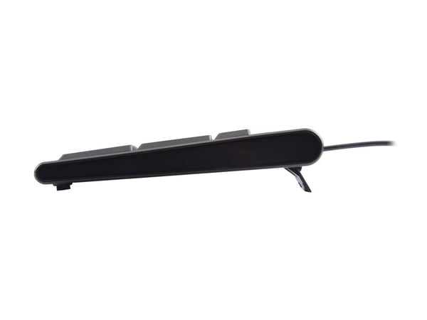 DELTACO TB-626-C - Tastatur - full size - USB - QWERTY - Nordisk - svart