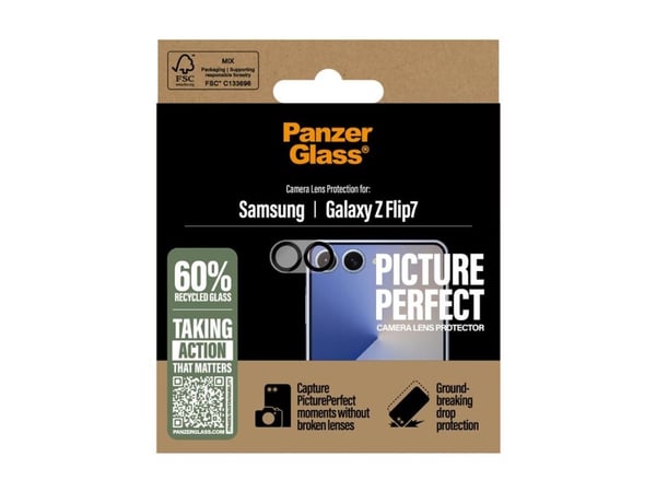 PanzerGlass - Linsebeskytter for mobiltelefon - for Samsung Galaxy Z Flip7