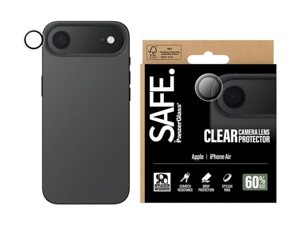 SAFE. by PanzerGlass - For mobiltelefon - for Apple iPhone Air