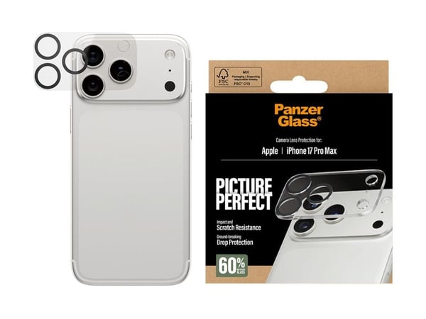 PanzerGlass PicturePerfect - Linsebeskytter for mobiltelefon - gjennomsiktig - for Apple iPhone 17 Pro Max