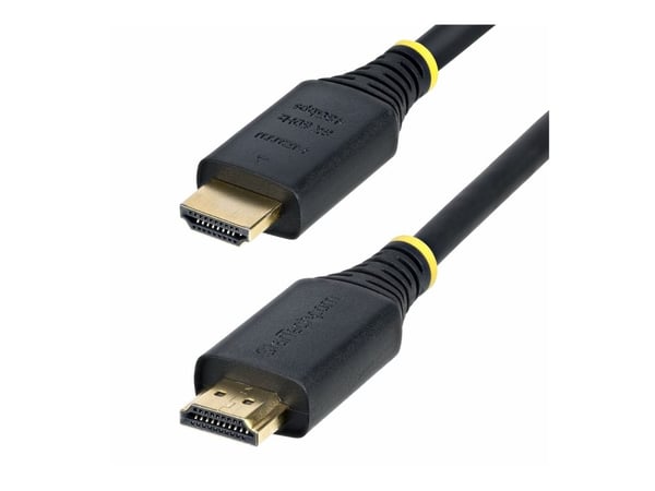StarTech.com HDMI21-CBL-8K60-2M, 2 m, HDMI-tyyppi A (vakio), HDMI-tyyppi A (vakio), 48 Gbit/s, Äänen paluukanava (ARC), musta