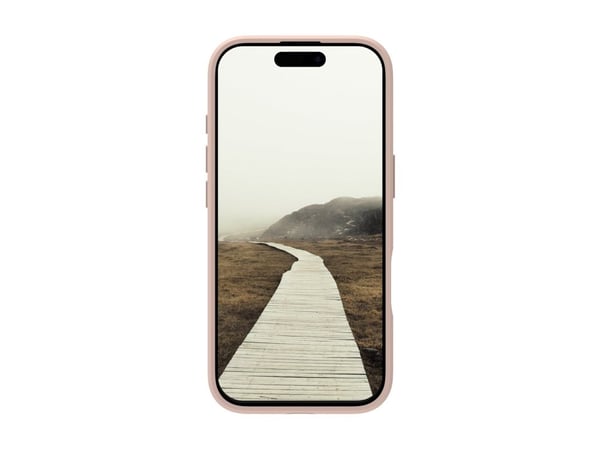 dbramante1928 Greenland Pro - Baksidedeksel for mobiltelefon - MagSafe-samsvar - plastikk - rosa sand - for Apple iPhone 17