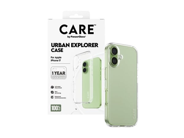 CARE by PanzerGlass - Baksidesskydd för mobiltelefon - för Apple iPhone 17