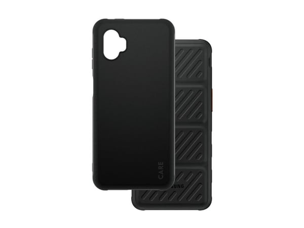 CARE by PanzerGlass - Baksidedeksel for mobiltelefon - termoplast-polyuretan (TPU) - svart - for Samsung Galaxy XCover7 Pro
