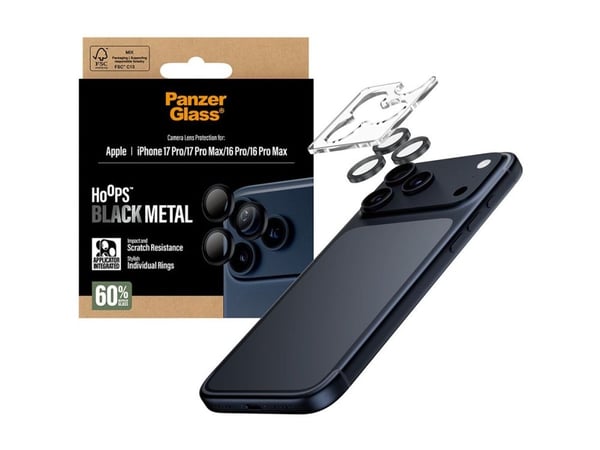 PANZERGLASS HOOPSBLACK LENSPR IPHONE 17 PRO/17 PRO MAX/16 PRO/