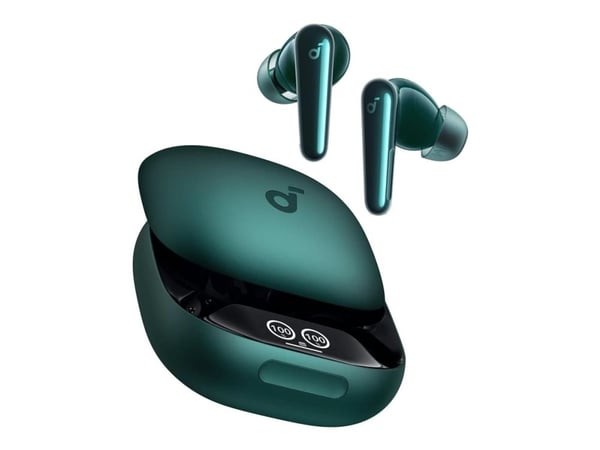Anker Soundcore Liberty 4 Pro - True wireless-hodetelefoner med mikrofon - i øret - Bluetooth - aktiv støydemping - grønn