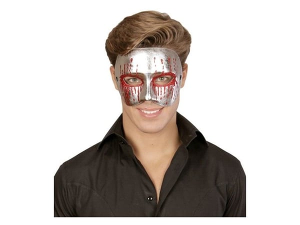 Silver Psycho halvmask