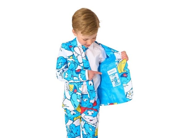 Opposuit Smølferne til drenge
