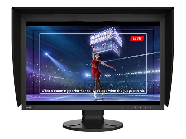 EIZO ColorEdge CG2400SV, 61,2 cm (24,1"), 1920 x 1200 piksler, WUXGA, LCD, 11 ms, Sort