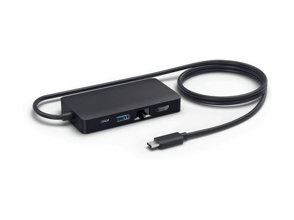 Jabra PanaCast USB Hub - Dokkingstasjon - USB-C - HDMI, VGA - 45 watt - Europa